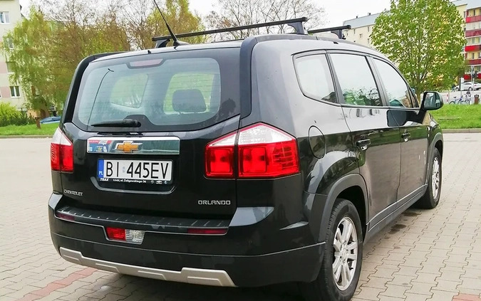 Chevrolet Orlando cena 31900 przebieg: 129700, rok produkcji 2012 z Białystok małe 67